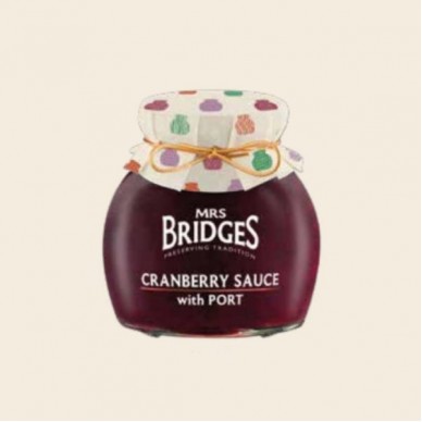 Cranberry sauce με port