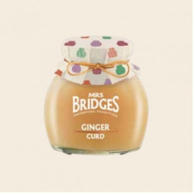 Ginger curd 340gr Mrs BRIDGES